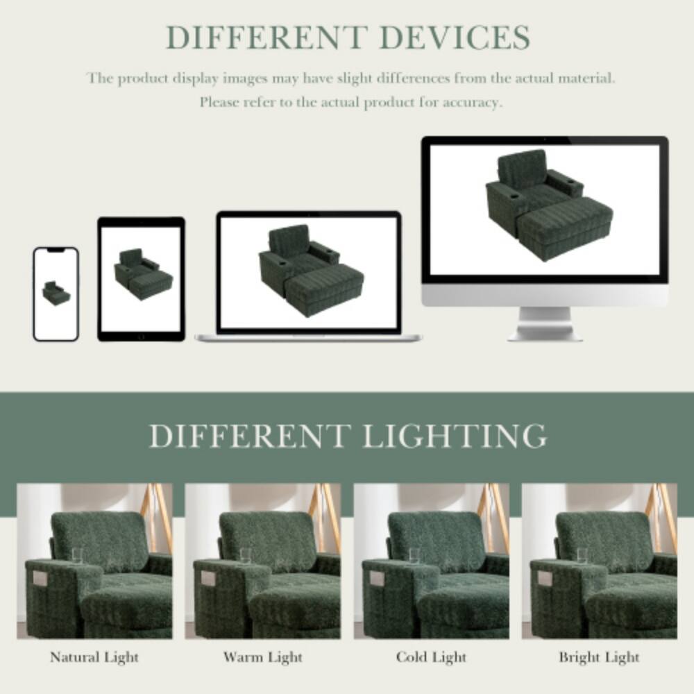 DIFFERENT DEVICES  
The product display images may have slight differences from the actual material. Please refer to the actual product for accuracy.  

DIFFERENT LIGHTING  
Natural Light  
Warm Light  
Cold Light  
Bright Light