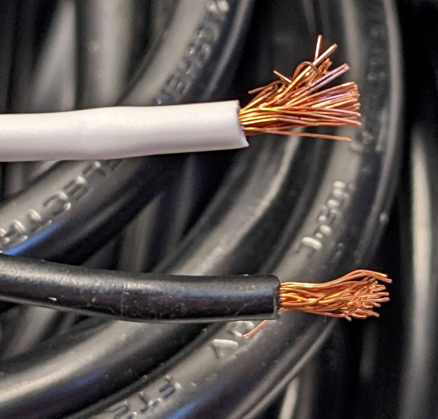 Left. HQRP - HQRP GFCI AC Power Cord Replacement for Ryobi, Homelite, Ridgid Electric Pressure Washer 290426022, 2-Prongs, 36 ft - black.