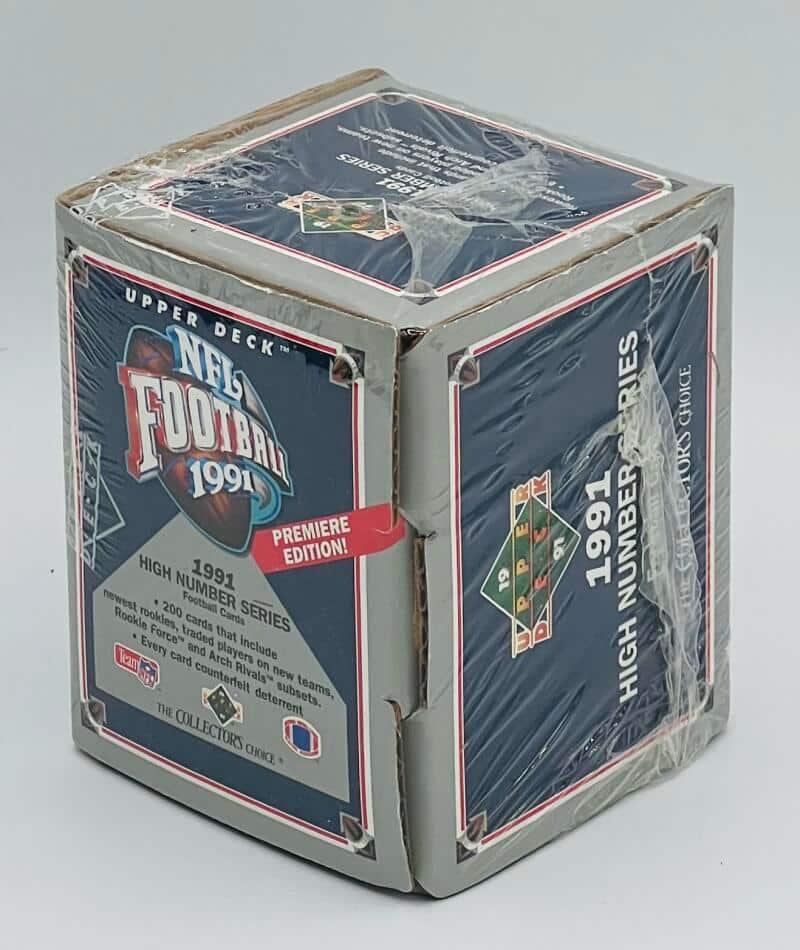 1991 Upper Deck NFL Football High # Series Factory Set 200 Card Premiere Edition