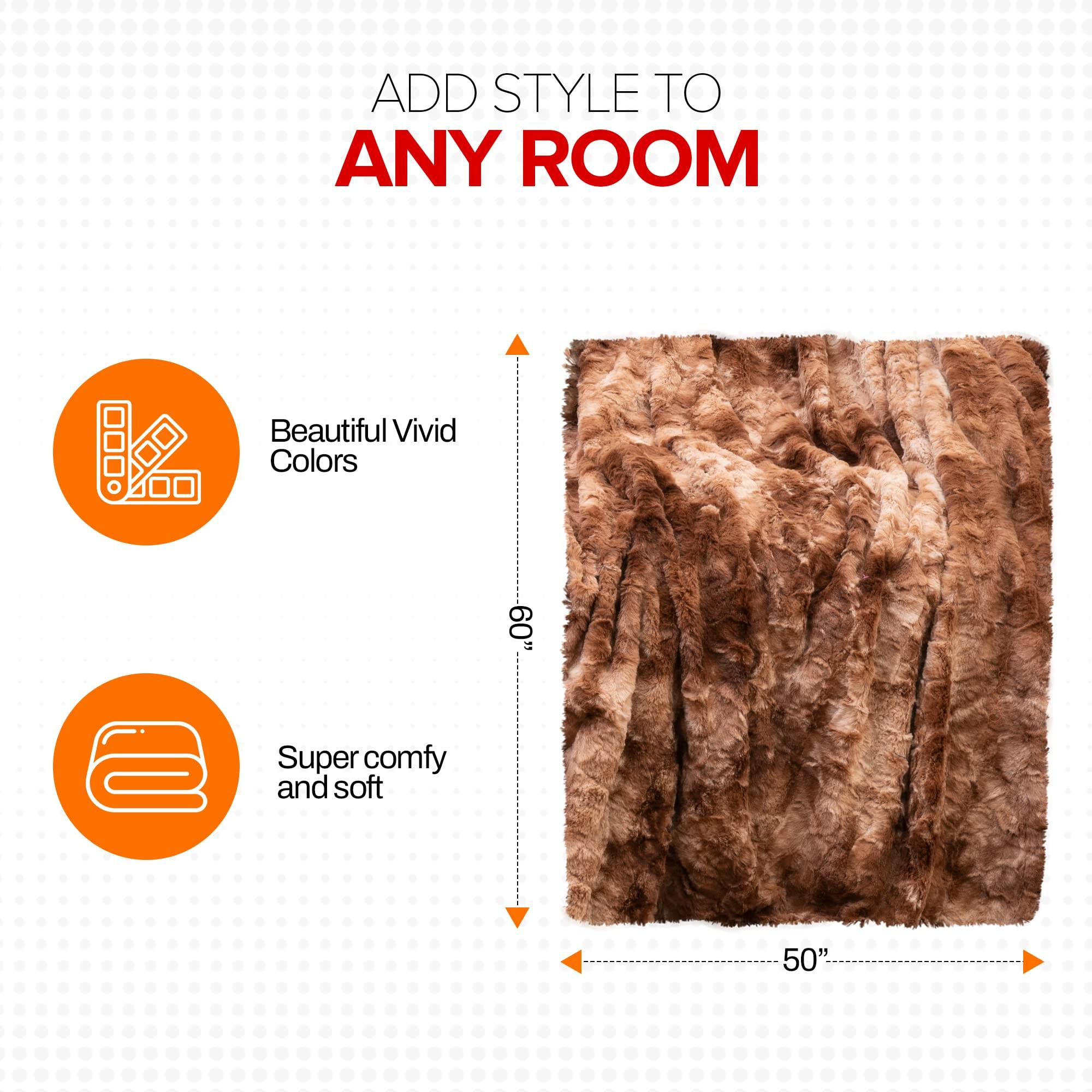 ADD STYLE TO ANY ROOM

Beautiful Vivid Colors

Super comfy and soft

50" x 60"