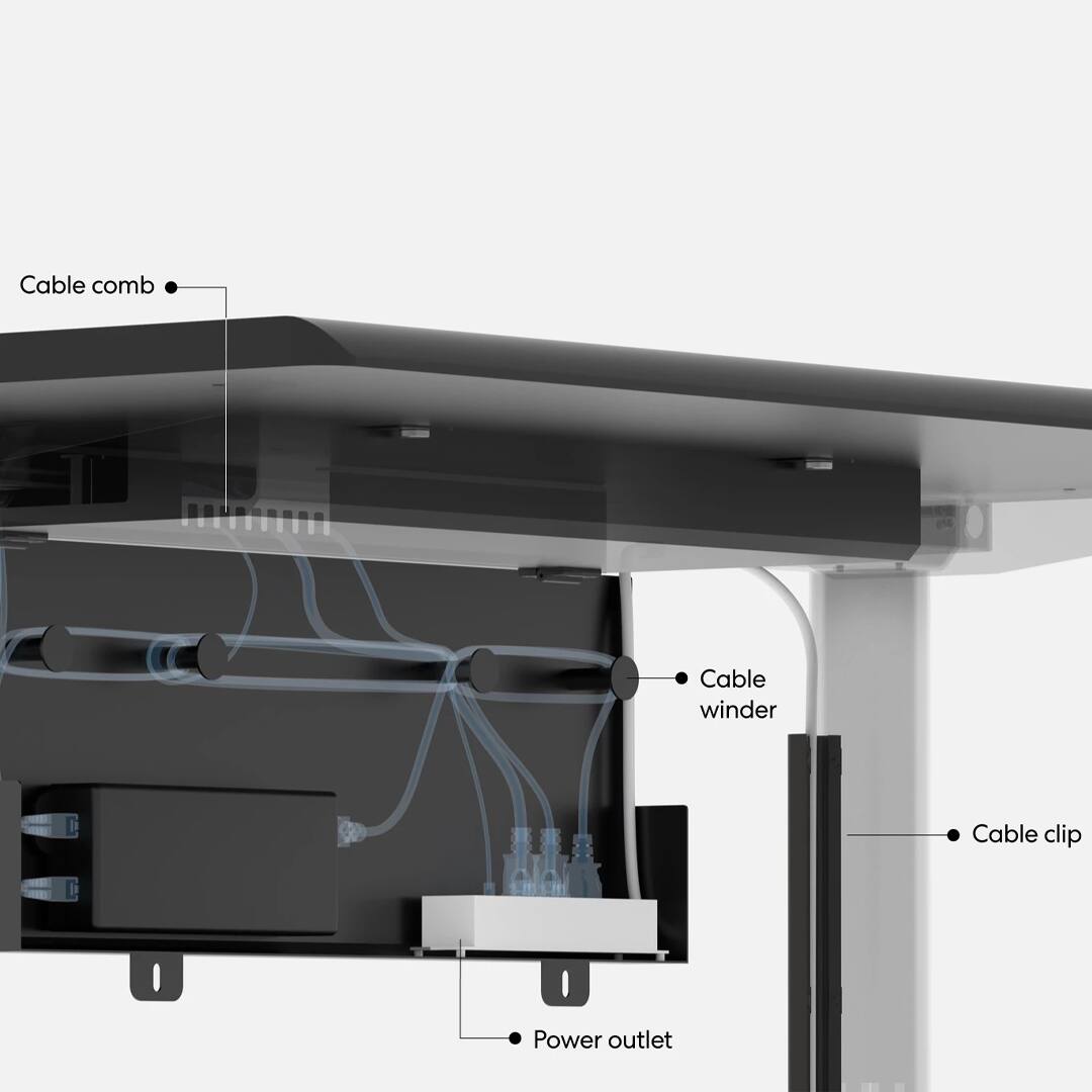 Cable comb  
Cable winder  
Cable clip  
Power outlet