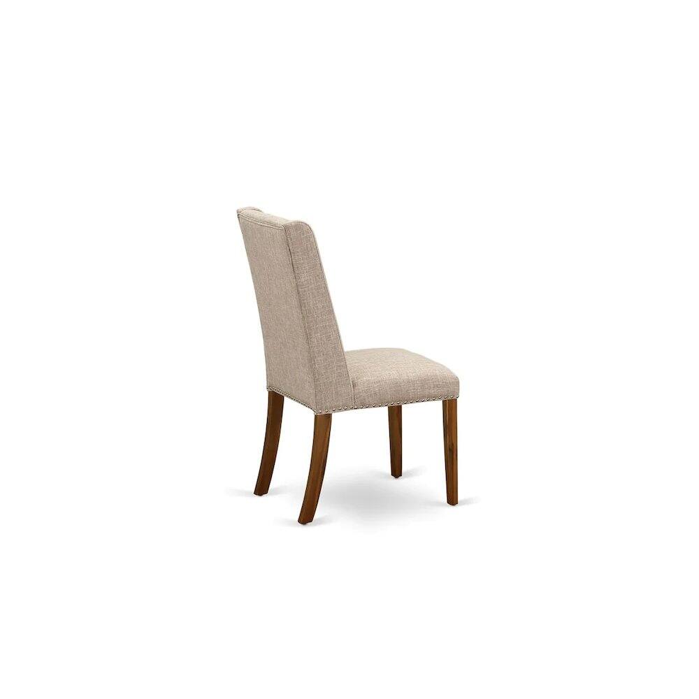 Alt View 3. East West Furniture - Dining Room Set Natural - Brown.