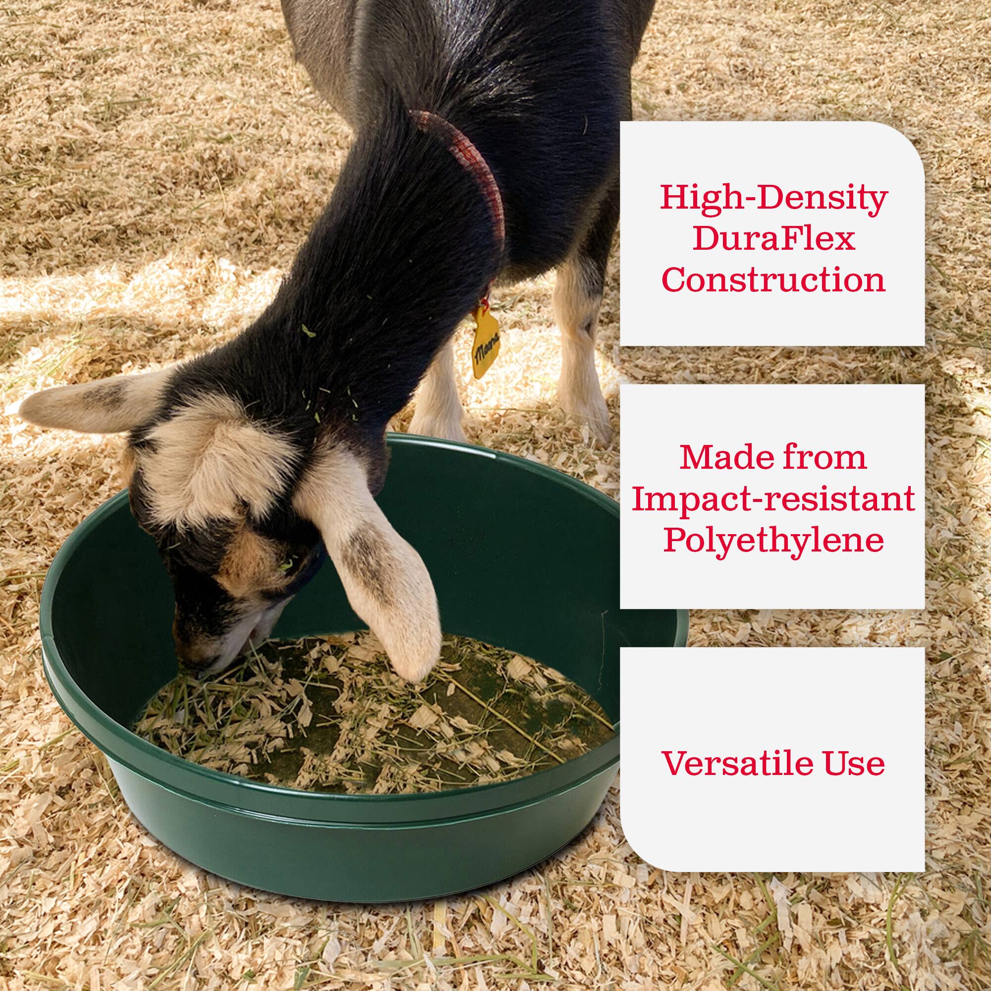 High-Density DuraFlex Construction  
Made from Impact-resistant Polyethylene  
Versatile Use