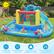 Suitable Age: 3-10 years old
Individual Weight Limit: 100 lbs
Weight Limit of Inflatable Part: 300 lbs
Recommended Users on Inflatable Part: 3