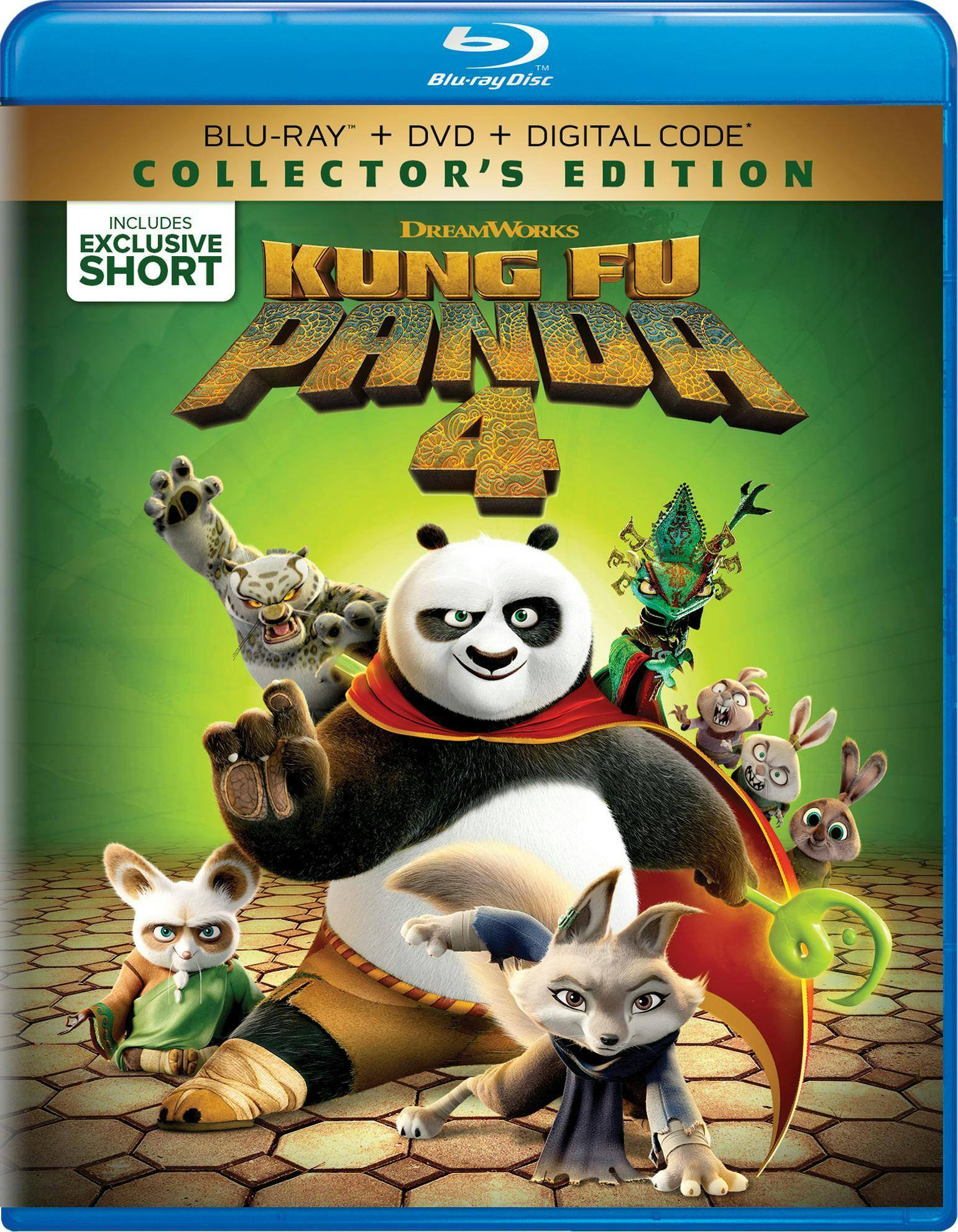 Kung Fu Panda 4 (Blu-ray + DVD + Digital) [Blu-ray] [Standard]