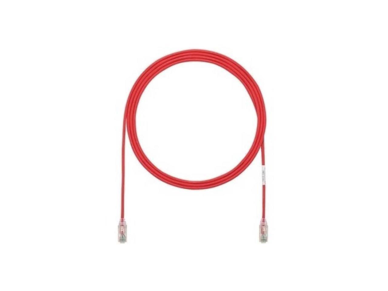 Alt View 6. Panduit - Panduit UTP28SP5RD 5 ft. Cat 6 Red EA CU PC 28 AWG UTP Copper Patch Cord.