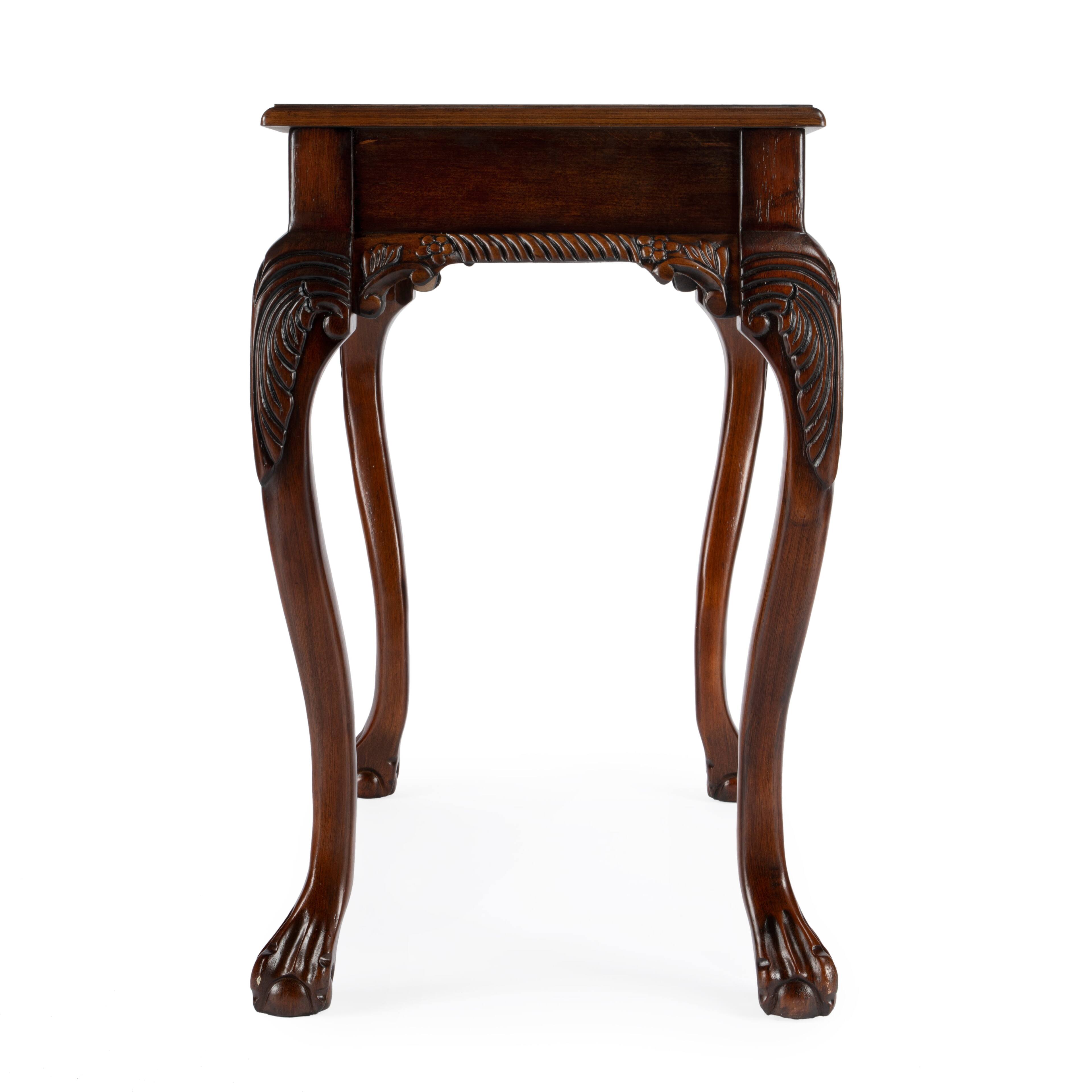 Alt View 4. Butler Specialty - Dupree 35 in. W Rectangular Wood 1 Drawer Traditional Writing Desk - Dark Brown.