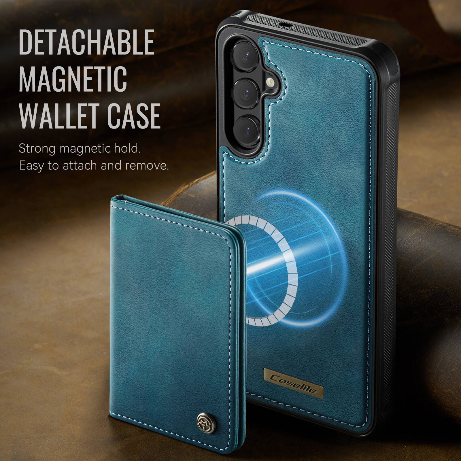 DETACHABLE MAGNETIC WALLET CASE

Strong magnetic hold. Easy to attach and remove.

Caselle