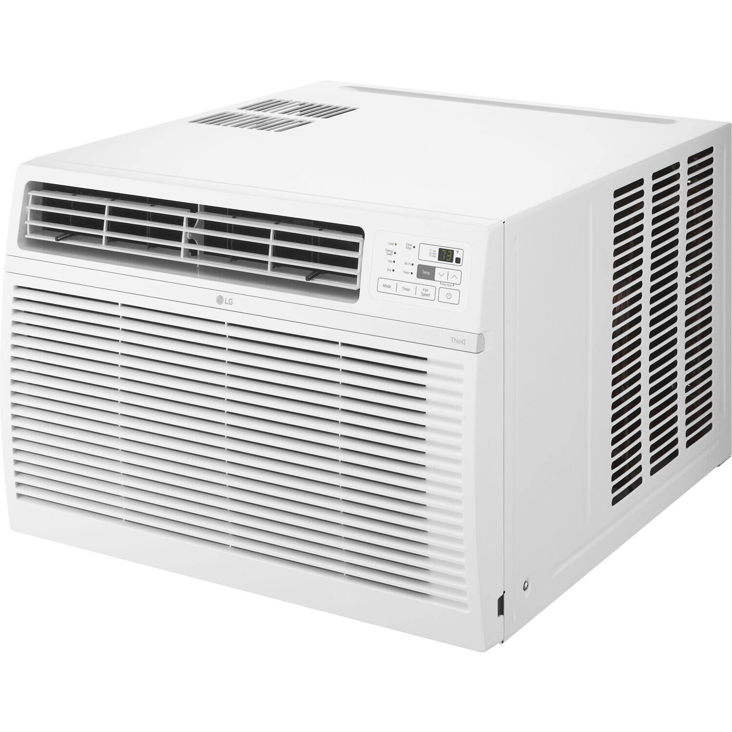 Alt View 5. LG - 24,500 BTU 230V Window Smart Air Conditioner - White.