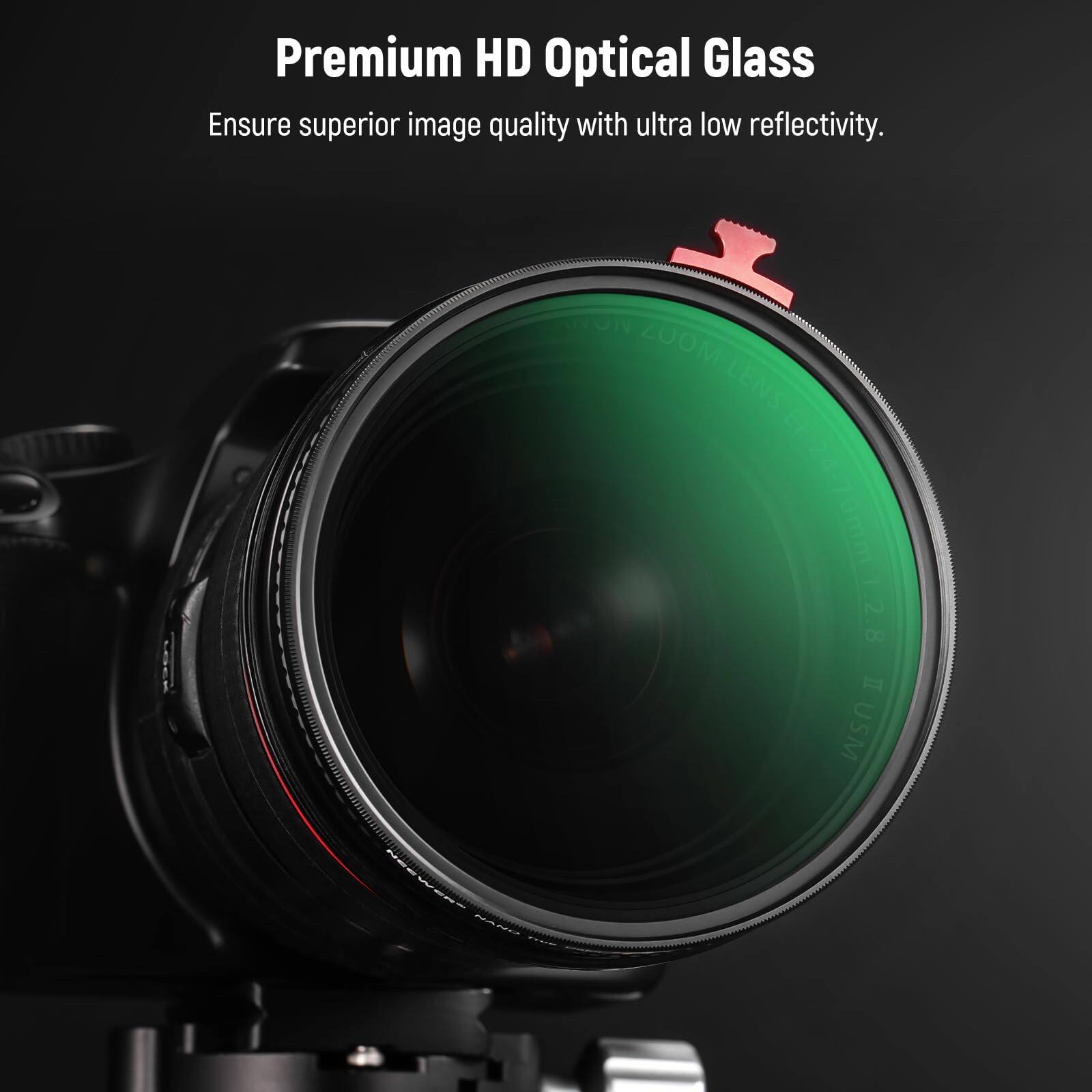 Premium HD Optical Glass  
Ensure superior image quality with ultra low reflectivity.  
TON ZOOM LENS EF 24-105mm 1:2.8 II USM