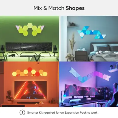 Nanoleaf Shapes Hexagons Expansion Pack (3 Panels Nanoleaf Shapes Hexagons Expansion Pack (3 Panels