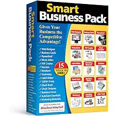 Sure, here is the corrected and grouped text from the image:
---
**Smart Business Pack**
**Gives Your Business the Competitive Advantage!**
- Web Designer
- Business Cards
- Photo Editor
- PDF Creator
- Invoices
- Brochures
- Flyers
- Business Forms
- Marketing Materials
- Label Maker
- Check Book
- Check Designer
- Business Forms
- Autoave Templates
- 15 Titles in One!
**1,300+ Fonts**
**Check Book**
**Business Forms**
**Autoave Templates**
**15 Titles in One!**
**1,300+ Fonts**
**Check Book**
**Business Forms**
**Autoave Templates**
**15 Titles in One!**
**1,300+ Fonts**
**Check Book**
**Business Forms**
**Autoave Templates**
**15 Titles in One!**
**1,300+ Fonts**
**Check Book**
**Business Forms**
**Autoave Templates**
**15 Titles in One!**
**1,300+ Fonts**
**Check Book**
**Business Forms**
**Autoave Templates**
**15 Titles in One!**
**1,300+ Fonts**
**Check Book