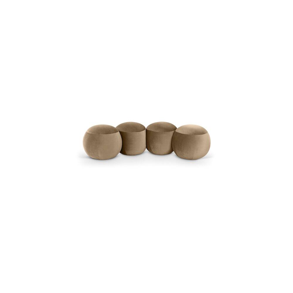 Meridian Furniture - Apollo Velvet Bench - Beige