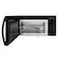 Alt View 1. ZLINE - Over the Range Convection Microwave Oven with Modern Handle and Sensor Cooking - Black Stainless Steel.