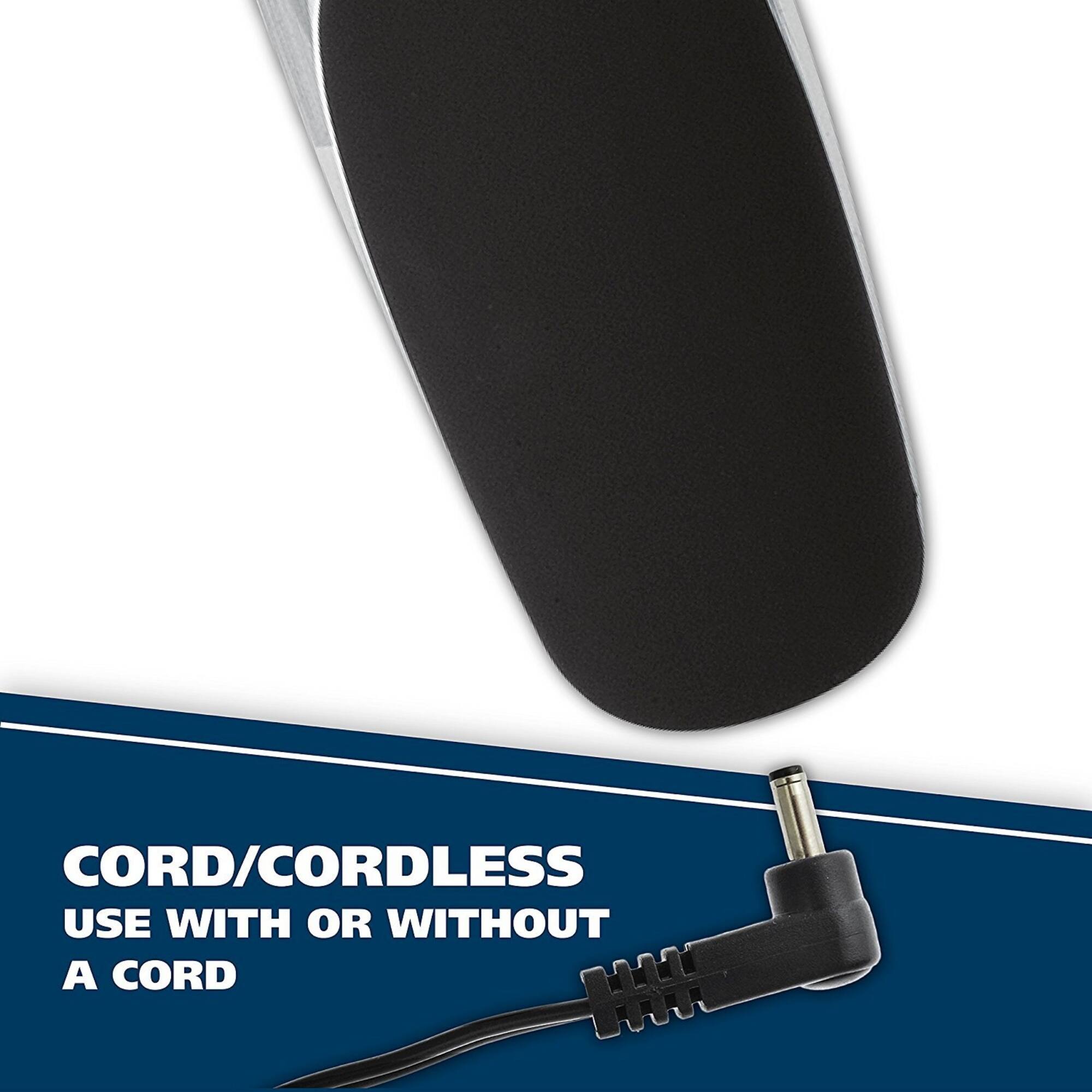 CORD/CORDLESS  
USE WITH OR WITHOUT A CORD