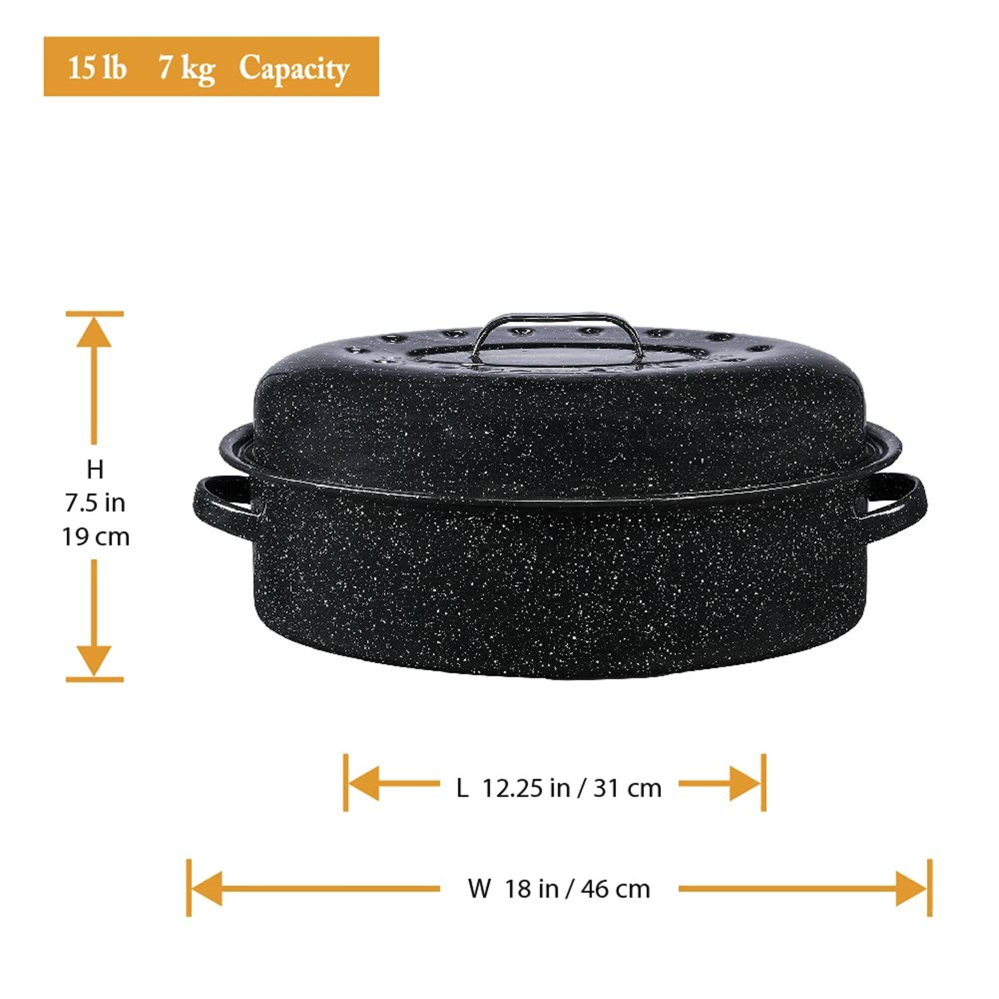 15 lb 7 kg Capacity  
H 7.5 in / 19 cm  
L 12.25 in / 31 cm  
W 18 in / 46 cm