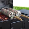 Front. Sorbus - Sorbus Rolling Grill Baskets (2PCS) with Wooden Handle 304 Stainless Steel Nesting Grilling Net - Silver.