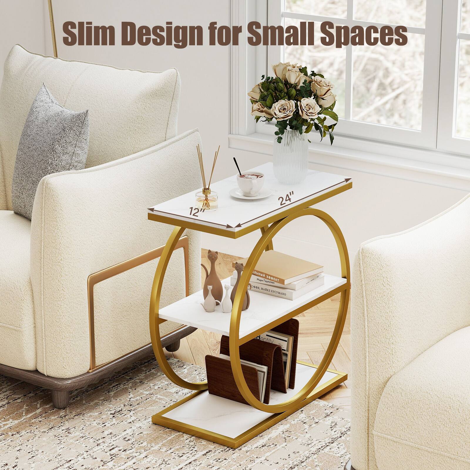 Slim Design for Small Spaces  
12"  
24"  
Yuga MARKET SPONSORED