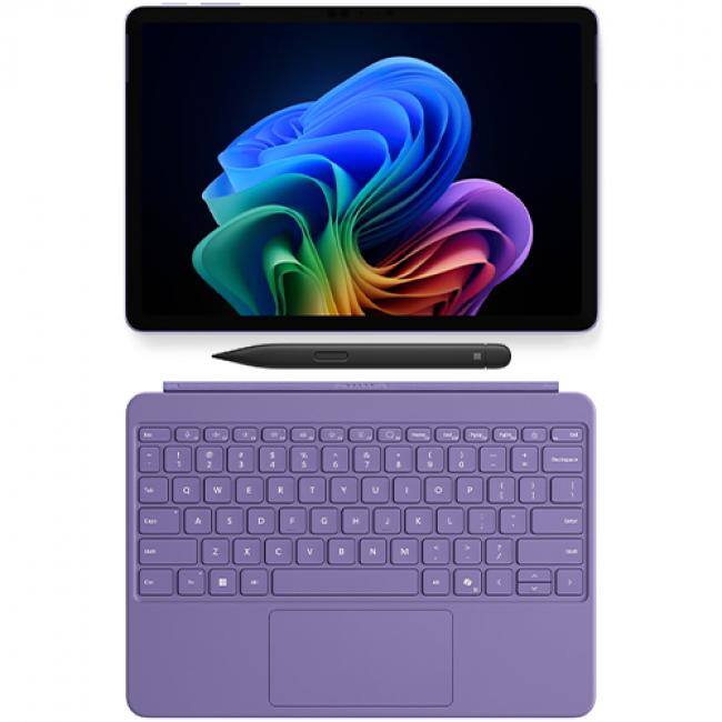 Front. Microsoft - Microsoft Surface Pro Copilot+ PC Violet + Surface Slim Pen 2 Violet - Violet.