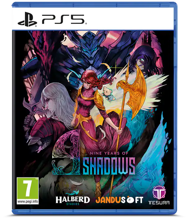 PS5  
www.pegi.info  
NINE YEARS OF SHADOWS  
HALBERD STUDIOS  
JANDUS FT TESURA