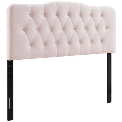 Front. Modway - Annabel Diamond Tufted Performance Velvet King Headboard by Modway - Red.