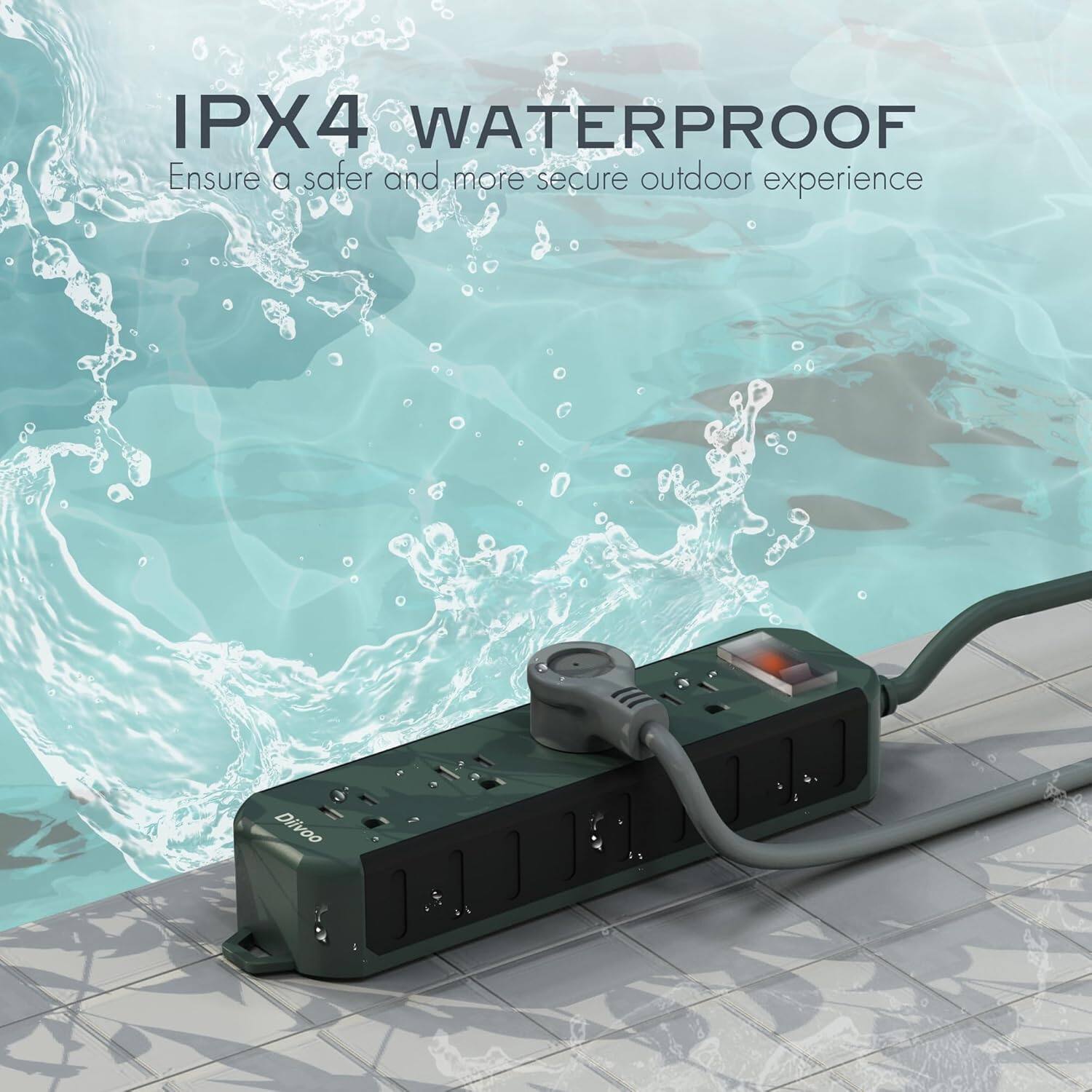 IPX4 WATERPROOF  
Ensure a safer and more secure outdoor experience