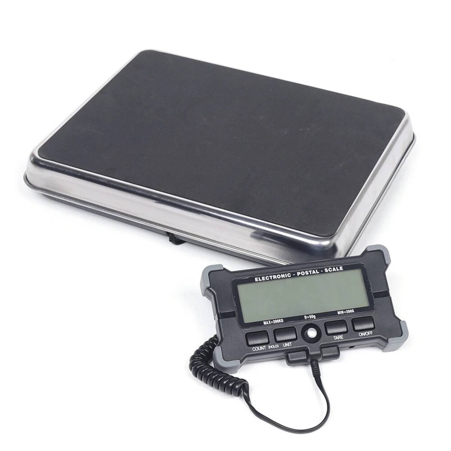ELECTRONIC POSTAL SCALE

MA1-200KG
D+50g
WIN-2000

ON/OFF
TARE
COUNT PHOLDS UNIT