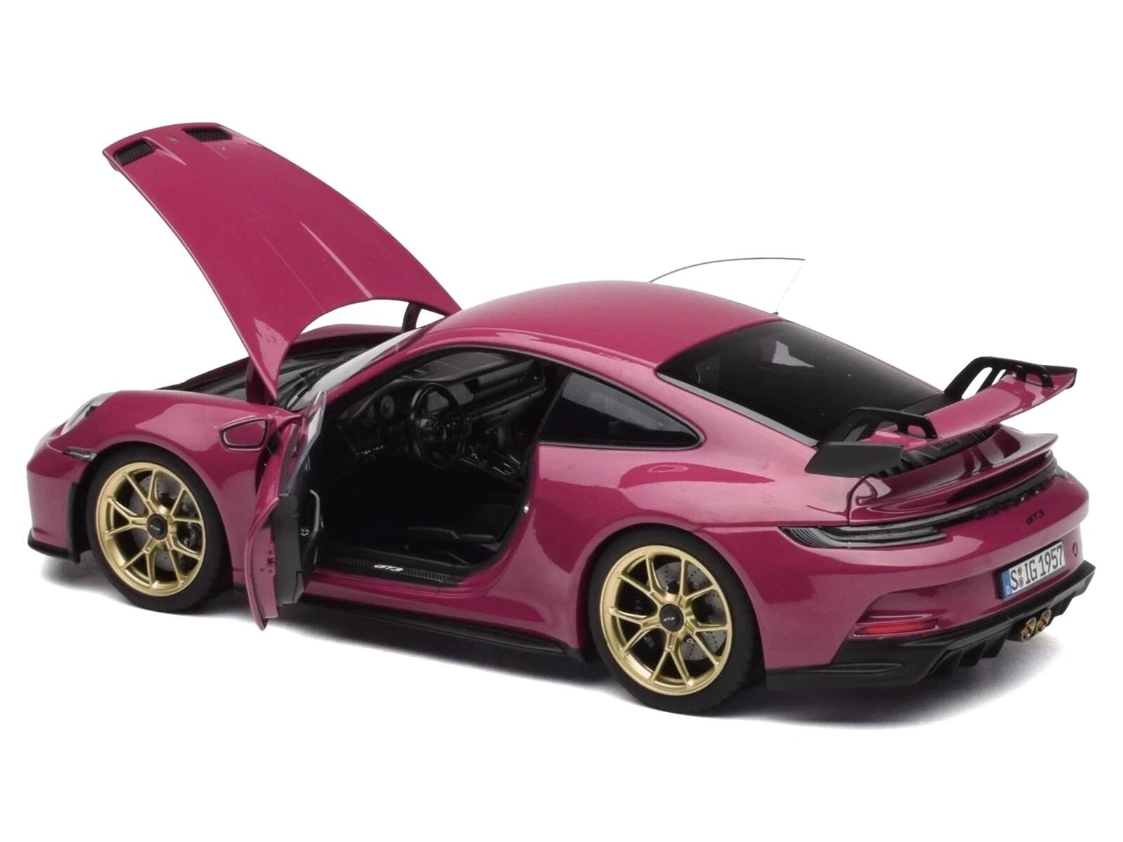 Alt View 5. Norev - 2021 Porsche 911 GT3 Ruby Star Neo 1/18 Diecast Model Car by Norev.