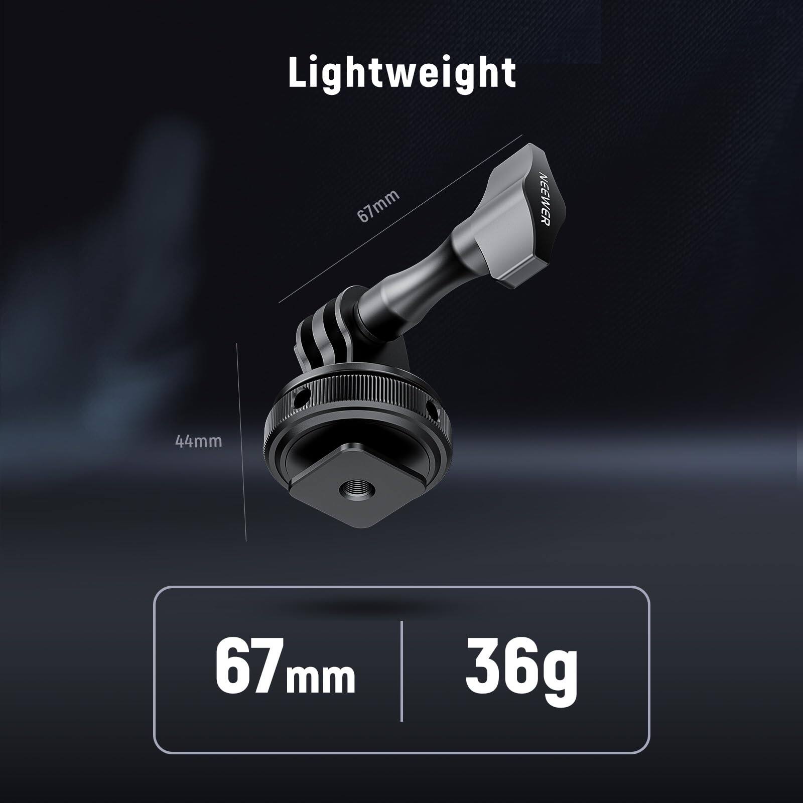 Lightweight  
67mm  
44mm  
36g