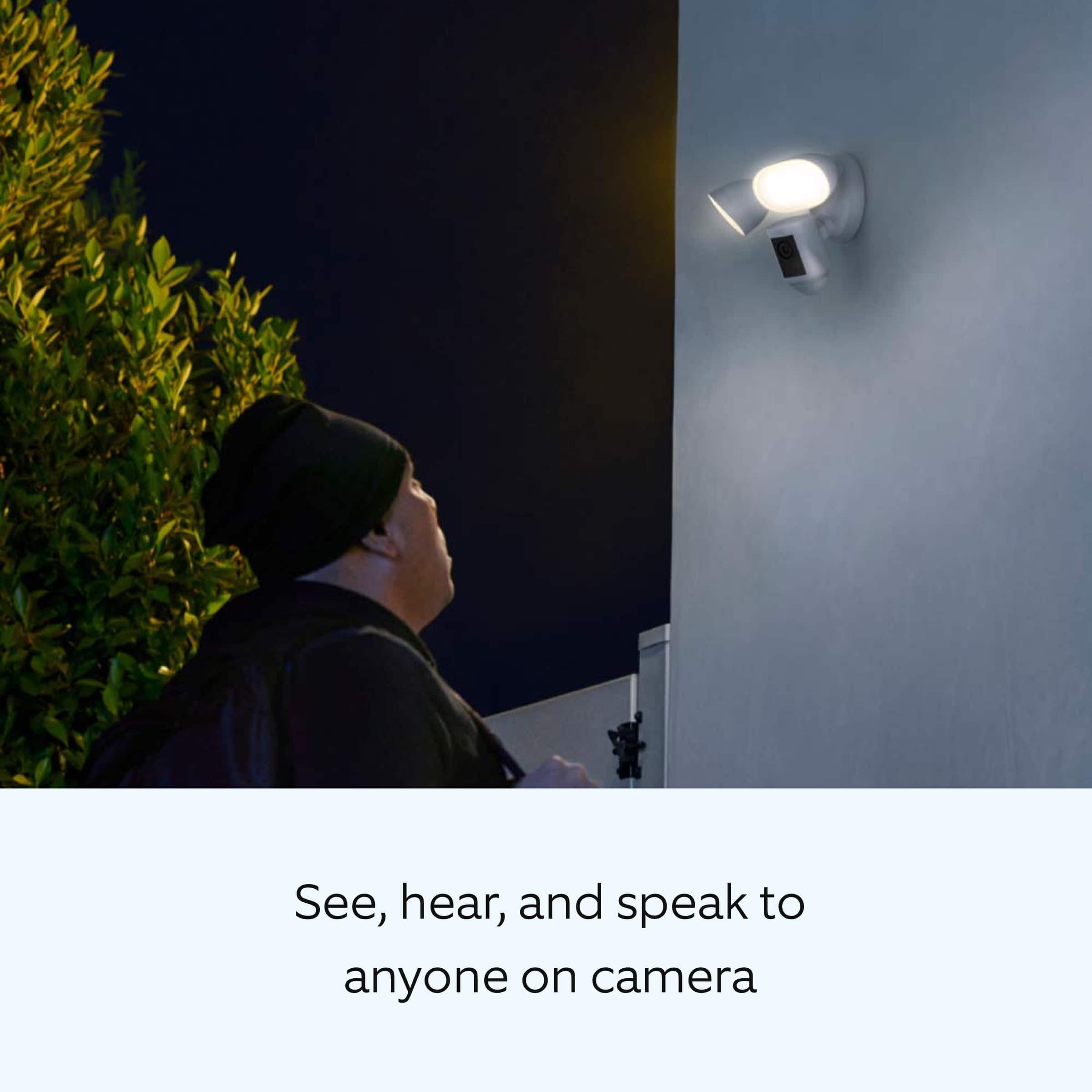 See, hear, and speak to anyone on camera.