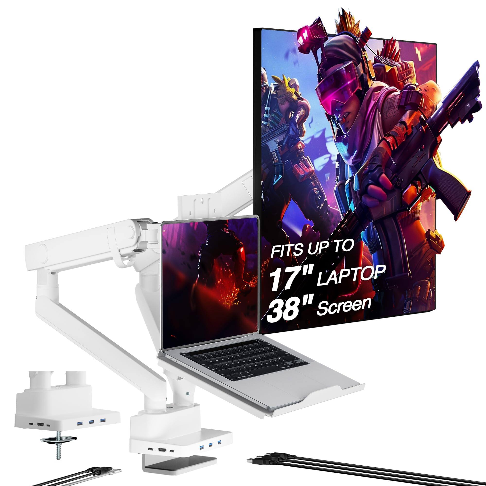 FITS UP TO 17" LAPTOP  
38" Screen