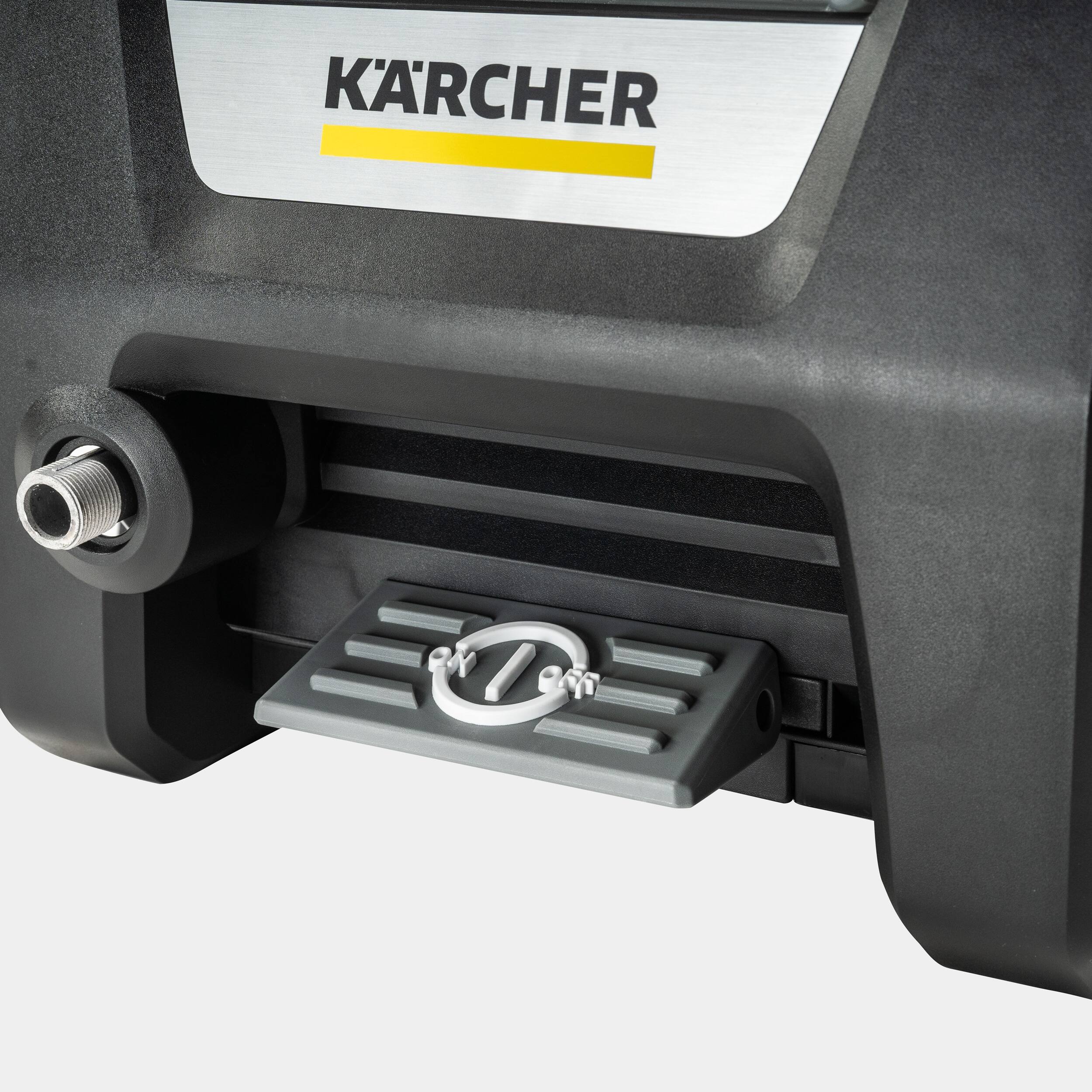 Back. Karcher - K1800PSB Cube 2250 Max PSI Pressure Washer with Onboard Storage, 0.3 Detergent Tank, 20' Hose and 3 Nozzles, 1.2 GPM.