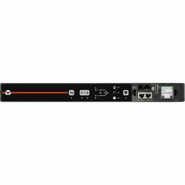 Vertiv - Geist Rack Transfer Switch PDU with Next-Generation IMD| 15A| 120V| 1.4kW| (10) NEMA 5-15R Receptacles| (2) NEMA - Black