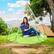 Alt View 6. Sorbus - orbus 56" Stylish Hanging Swing Nest - Premium Cotton Double Hammock Daybed Saucer Style Lounger Swing Chair- 264lbs - Green.