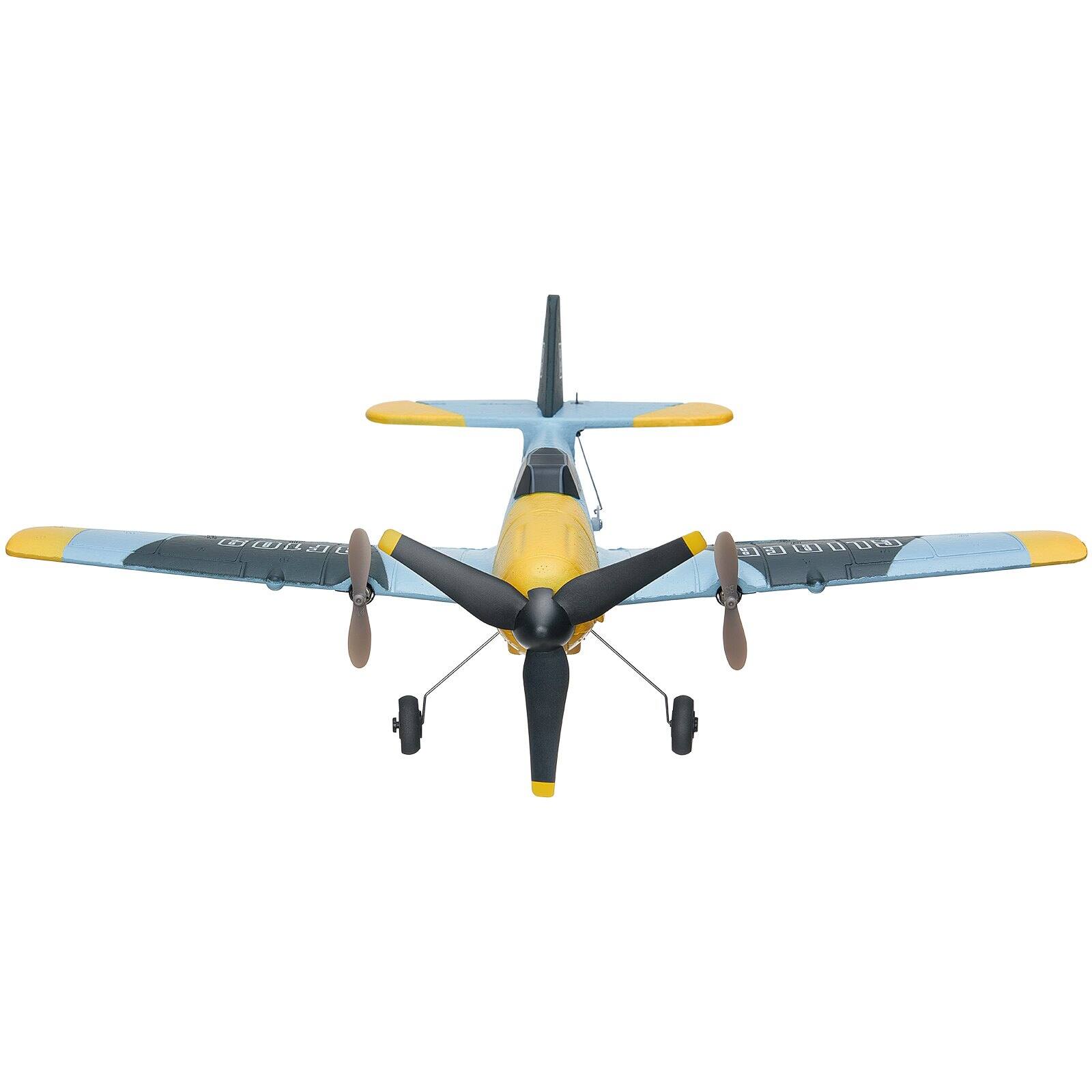 Alt View 1. SKONYON - RC Airplane 3-Channel with Gyro Stabilizer Ready to Fly - Blue+Yellow+Black.