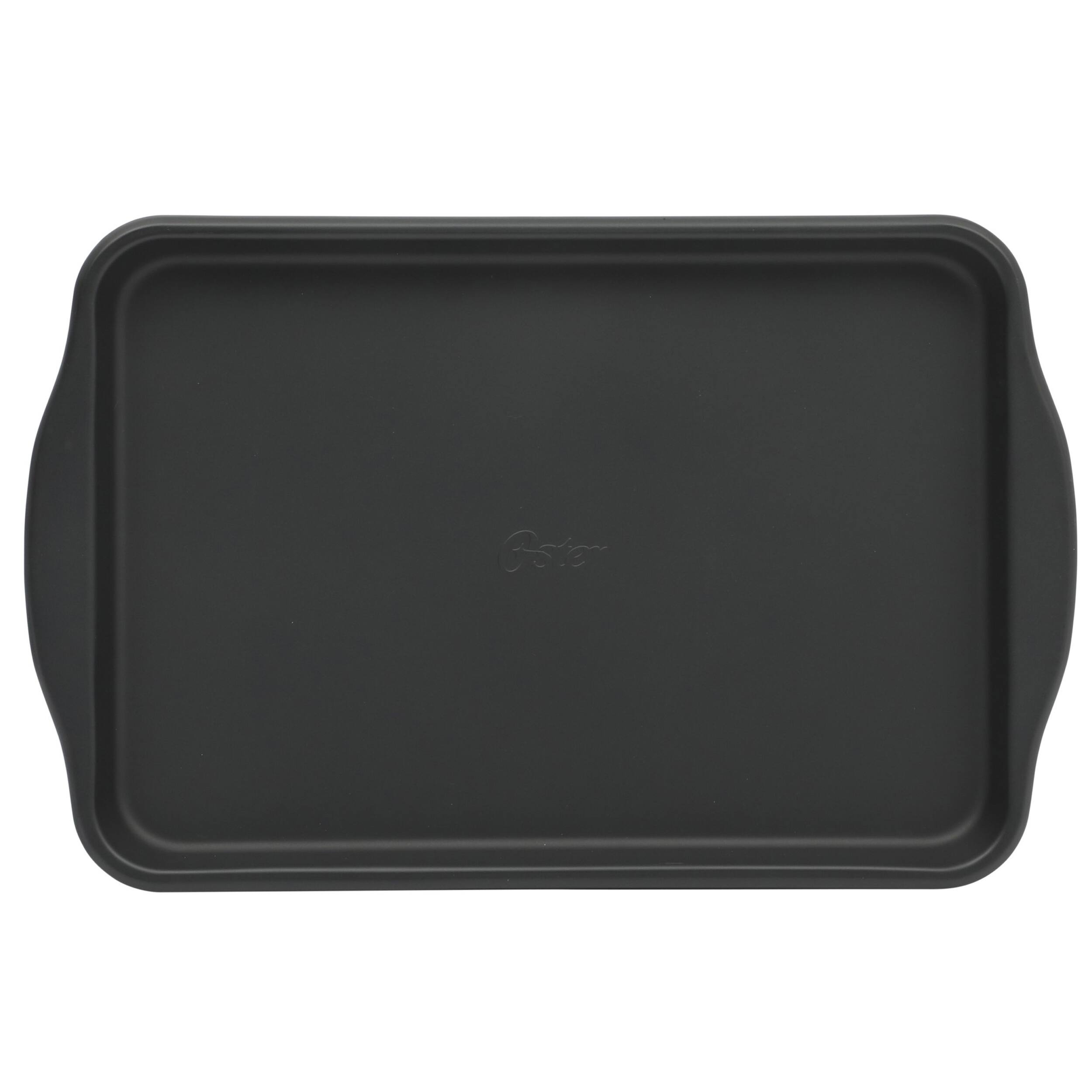 Alt View 2. Oster - Oster Teston Platinum Collection 13x9 Inch Nonstick Carbon Steel Cookie Sheet in Matte Black - Matte Black.