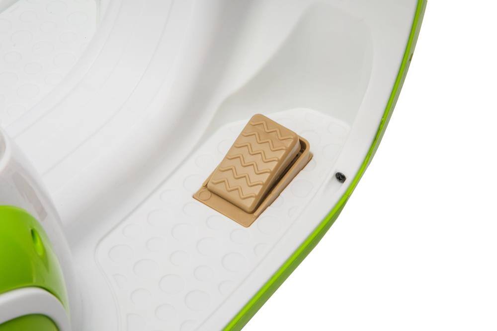 Alt View 1. BreeBe - 12V Kids Electric Motorcycle, 3-Wheel Ride On Scooter w/ USB, Bluetooth, Lights, Storage, Dual Motor, Ages 3+ - Green.