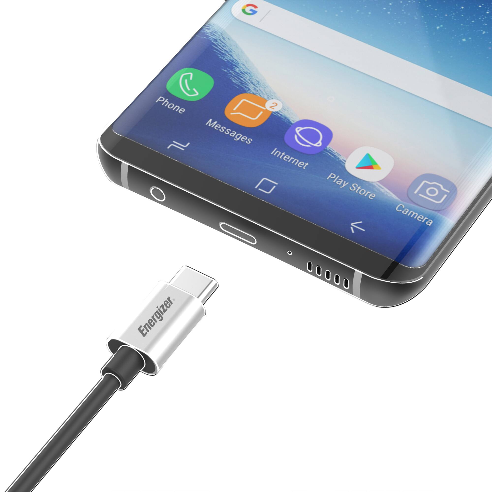 G Phone 2 Messages Internet Play Store Camera Energizer.