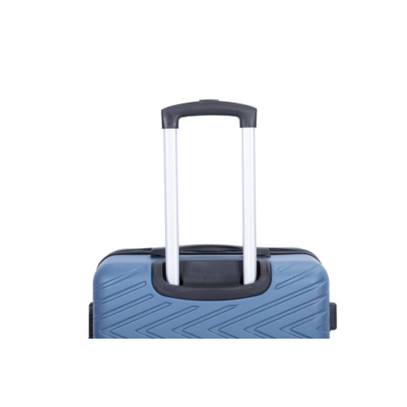 Alt View 4. HTUTWOO - Luggage 4-Piece ABS Lightweight Suitcase with Rotating Wheels - 16/20/24/28 Inch, TSA Lock - Blue.