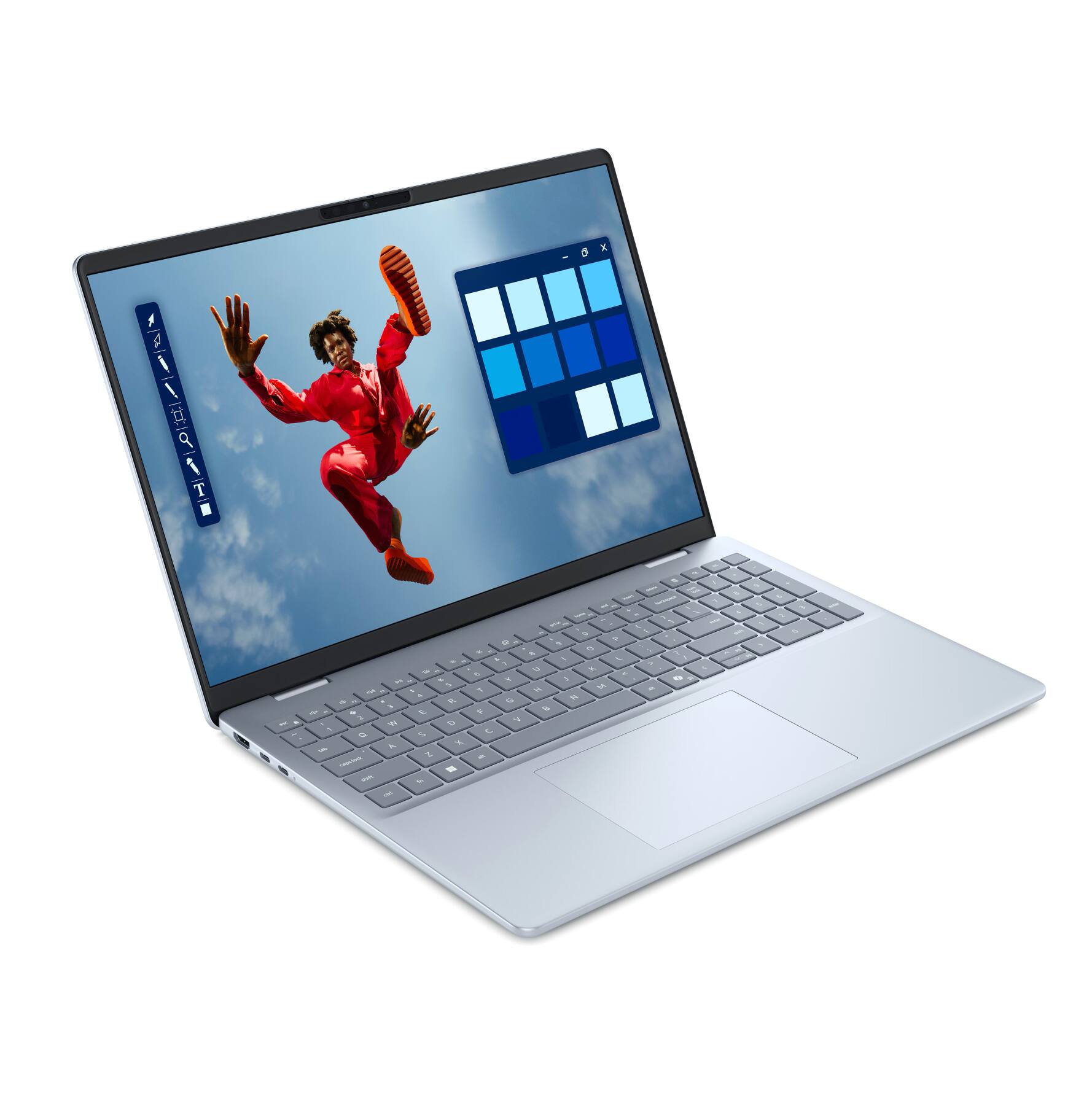Alt View 7. Dell - 16 Plus Laptop 16.0 WUXGA Display (Ultra 9-288V, 32GB, 1TB SSD, Win 11 Home) w/Dockztorm Wireless Mouse - Blue.