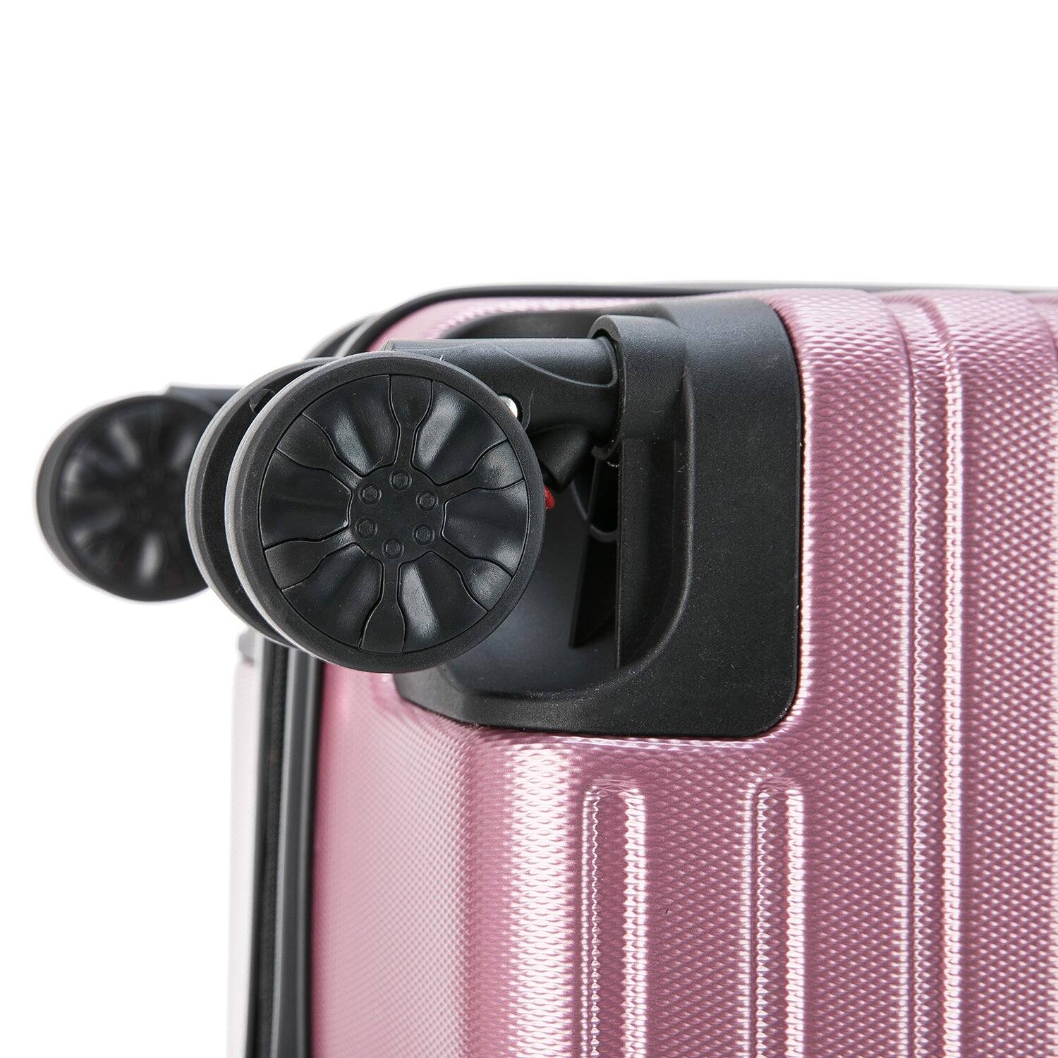 Alt View 4. InUSA - Deep lightweight hardside spinner luggage 28" - ROSE GOLD.