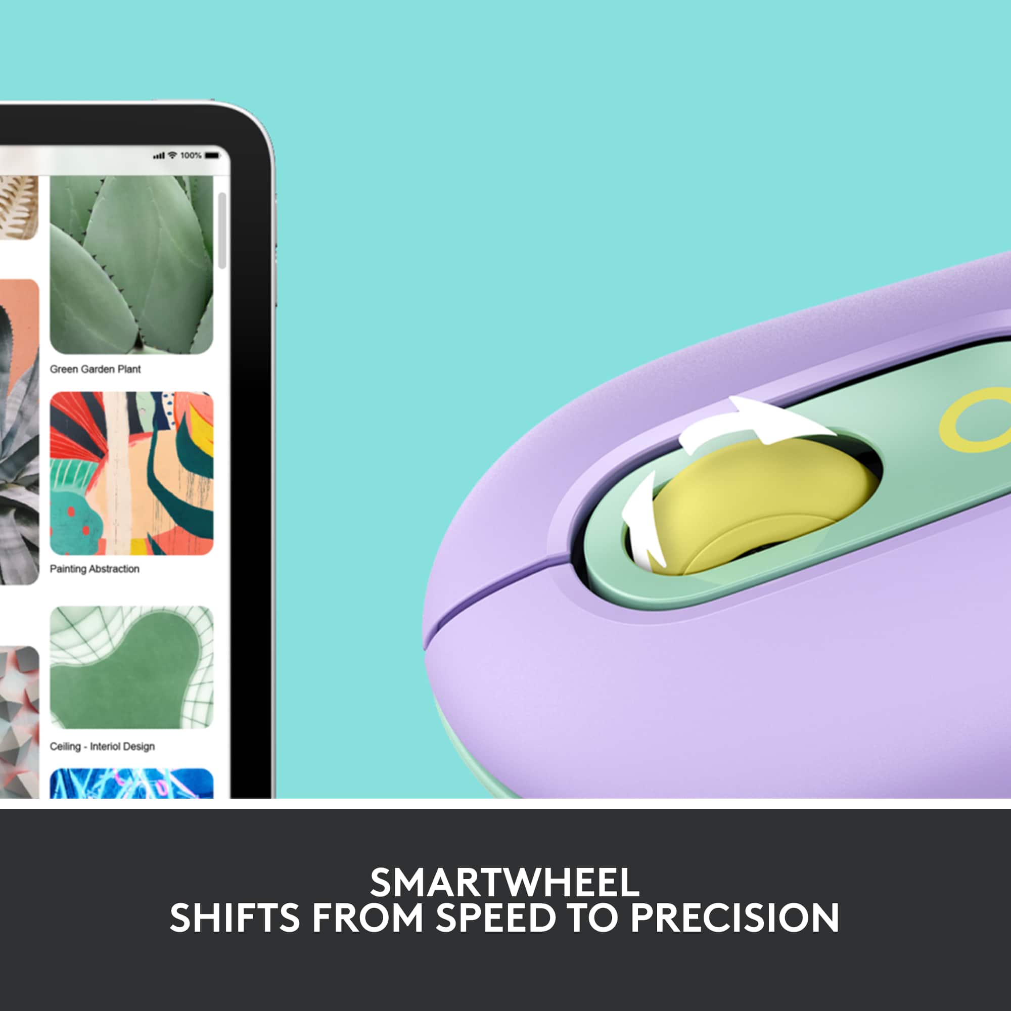 The text on the image reads: "Smartwheel Shifts from Speed to Precision."