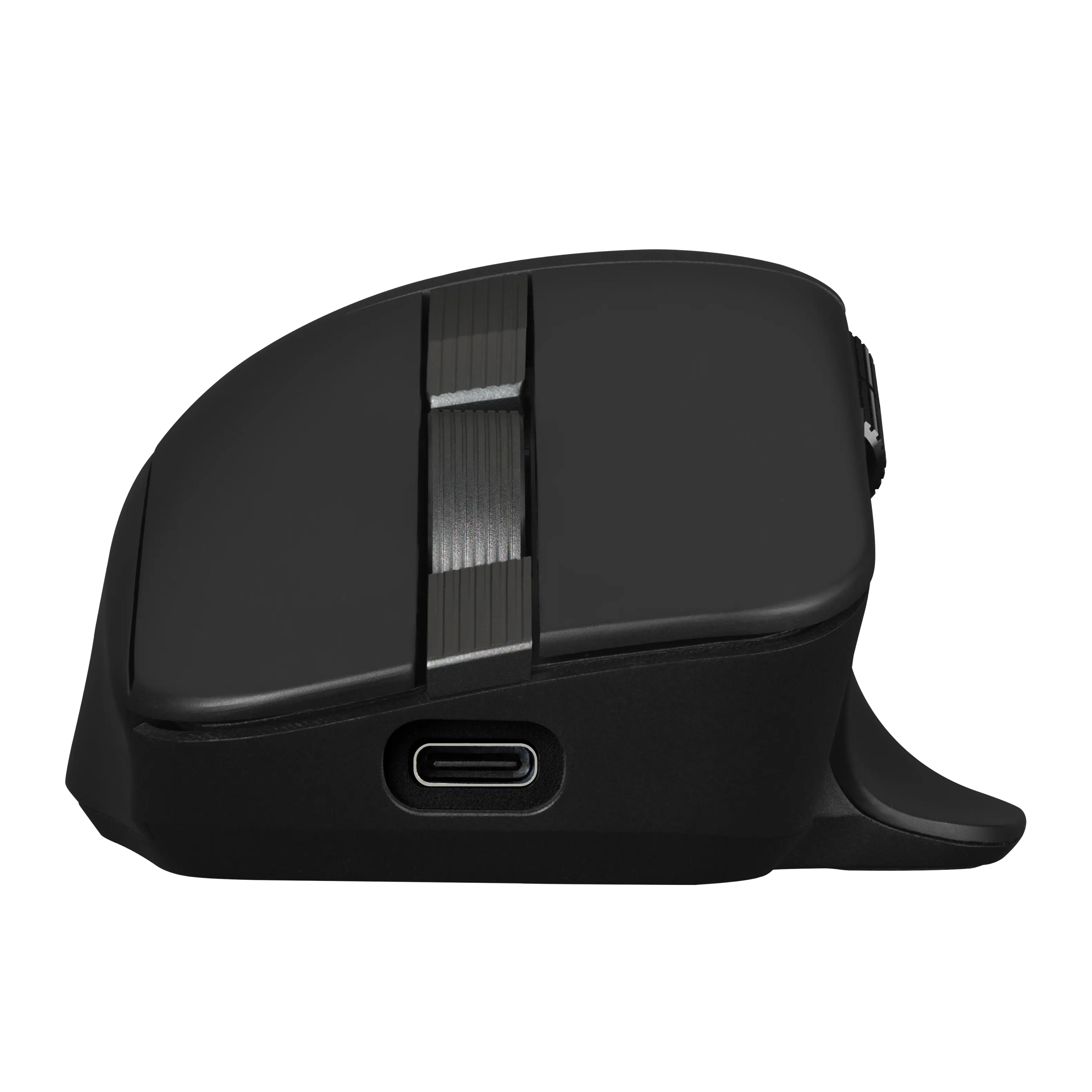 Alt View 12. ASUS - ProArt MD301 Optical Ergonomic Mouse with Hot-Swappable Switches and SmartShift Scroll Wheel - Black.