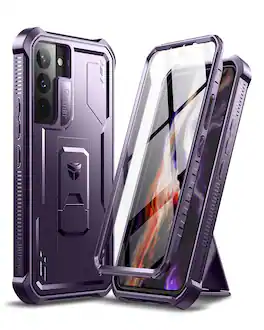 Dexnor - Case for Samsung Galaxy S22 5G Heavy Duty Military Grade Protection Shockproof Protective Cover - Phantom Purple