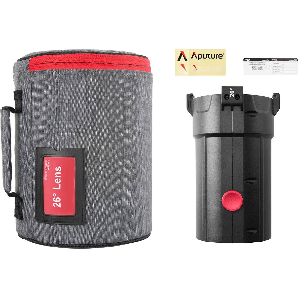 Aputure Spotlight Mount II Projection Lens Modifier with 26 Degree Lens ...