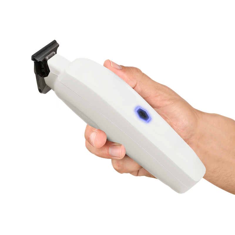 Alt View 4. StyleCraft - Saber Professional Full Metal Body Digital Brushless Motor Cordless Hair Trimmer - White.
