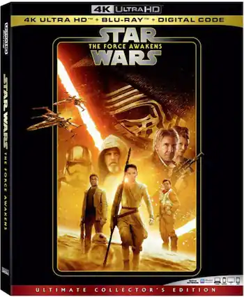 Front. Star Wars: Episode VII: The Force Awakens - 4K Blu-Ray.
