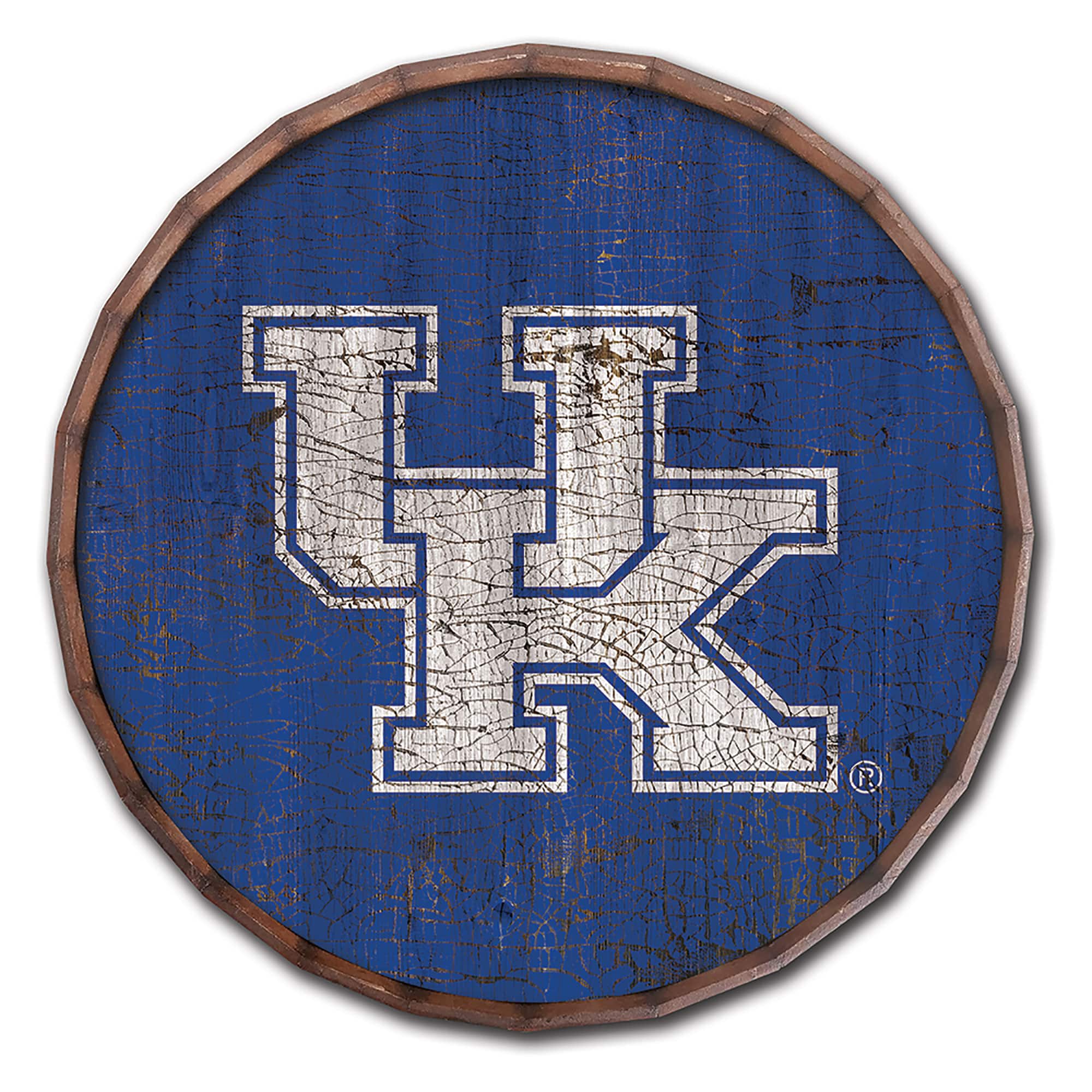 Fan Creations - Kentucky Wildcats 24" Cracked Color Barrel Top Sign - Multicolor