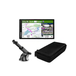 Garmin - dzl OTR620 6 Truck GPS Navigator Bundle with GPS Suction Cup Mount and Carry Case