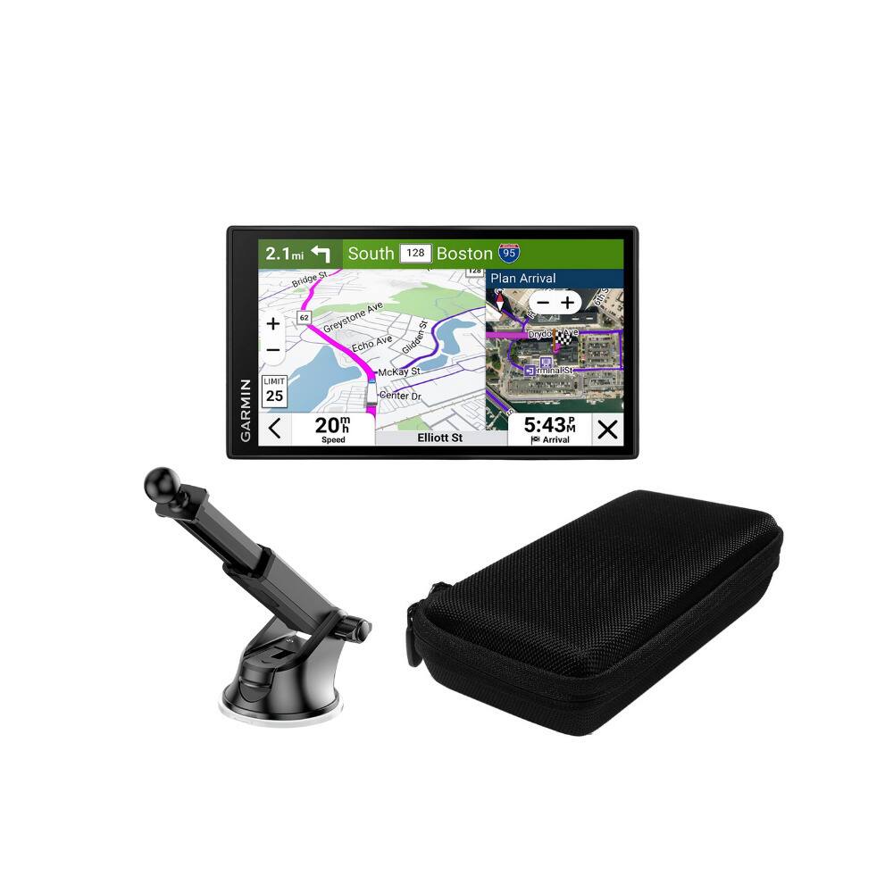 GARMIN

2.1 mi South 128 Boston 95 LOS St. Plan Arrival Bridge Ave - + 6th S 62 + Greystone Ave Glidden-St St Drydo Echo PLAY - McKay St Jominal St LIMIT 25 Center Dr 20TH 5:43AM X Speed Elliott St  Arrival